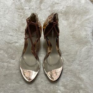 Missguided heels Rose Gold